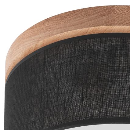 Brilagi - Ceiling light BELLADONNA 1xE27/15W/230V d. 30 cm black/oak