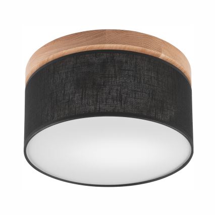 Brilagi - Ceiling light BELLADONNA 1xE27/15W/230V d. 30 cm black/oak