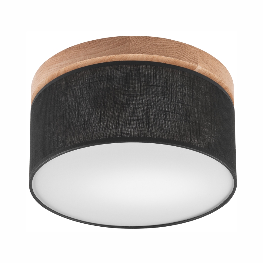 Brilagi - Ceiling light BELLADONNA 1xE27/15W/230V d. 30 cm black/oak