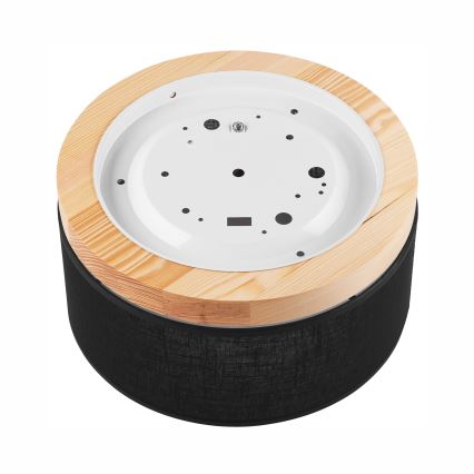 Brilagi - Ceiling light BELLADONNA 1xE27/15W/230V d. 30 cm black/pine