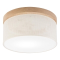 Brilagi - Ceiling light BELLADONNA 1xE27/15W/230V d. 30 cm creamy/oak