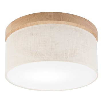 Brilagi - Ceiling light BELLADONNA 1xE27/15W/230V d. 30 cm creamy/oak