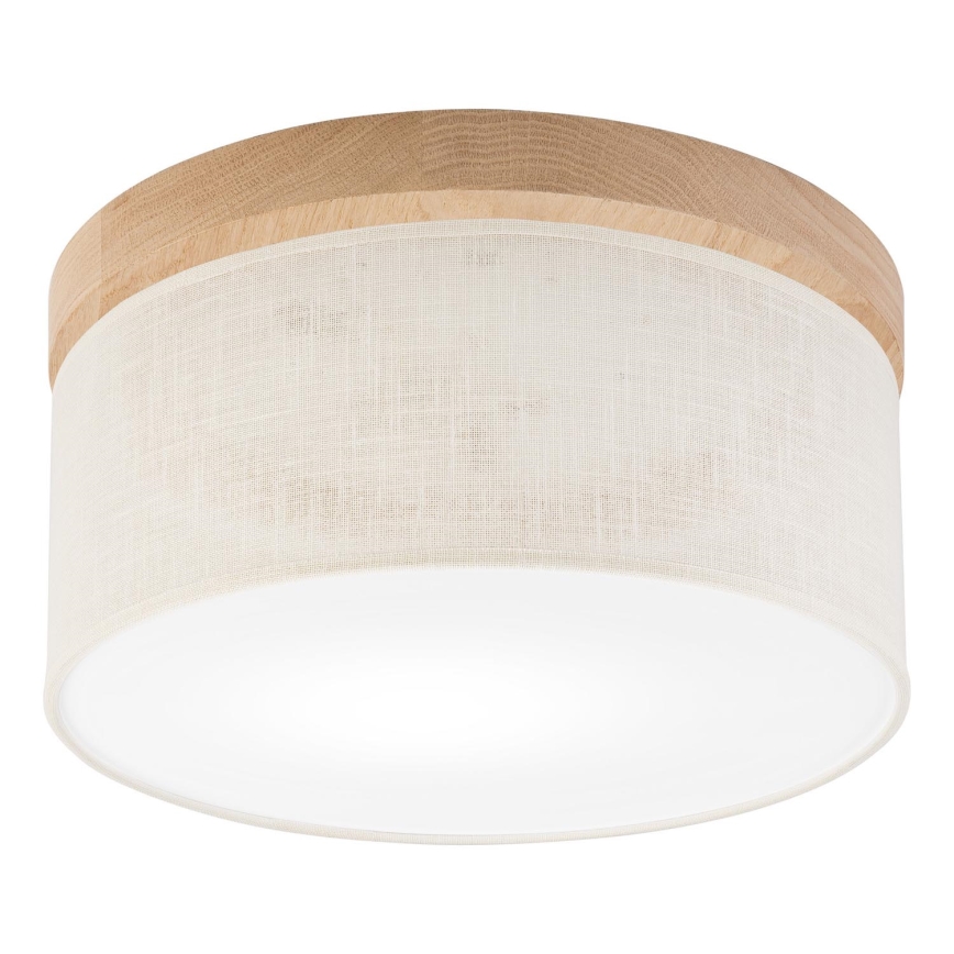 Brilagi - Ceiling light BELLADONNA 1xE27/15W/230V d. 30 cm creamy/oak