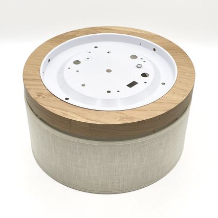 Brilagi - Ceiling light BELLADONNA 1xE27/15W/230V d. 30 cm creamy/oak