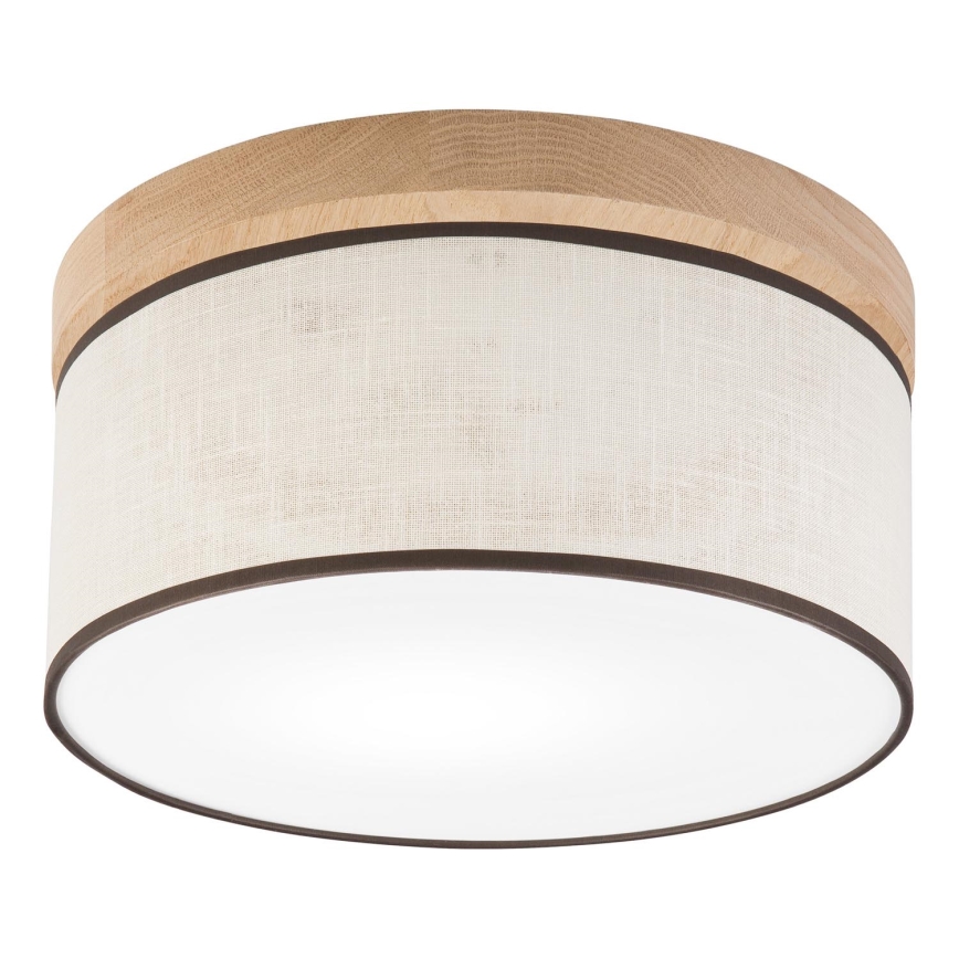 Brilagi - Ceiling light BELLADONNA 1xE27/15W/230V d. 30 cm creamy/oak