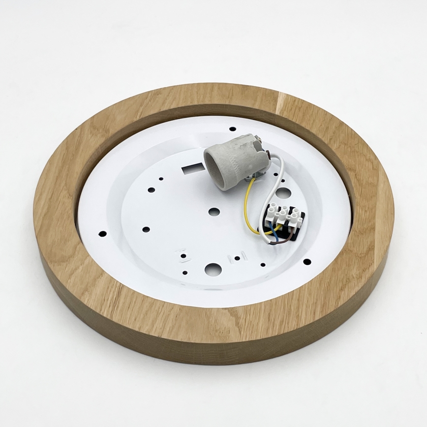 Brilagi - Ceiling light BELLADONNA 1xE27/15W/230V d. 30 cm creamy/oak