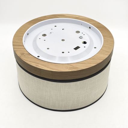 Brilagi - Ceiling light BELLADONNA 1xE27/15W/230V d. 30 cm creamy/oak