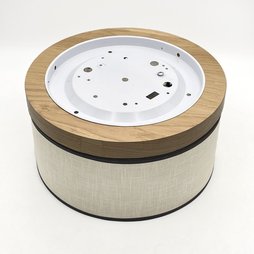 Brilagi - Ceiling light BELLADONNA 1xE27/15W/230V d. 30 cm creamy/oak
