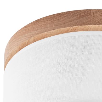 Brilagi - Ceiling light BELLADONNA 1xE27/15W/230V d. 30 cm white/oak