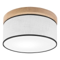 Brilagi - Ceiling light BELLADONNA 1xE27/15W/230V d. 30 cm white/oak