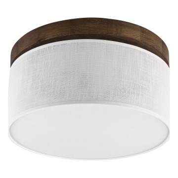 Brilagi - Ceiling light BELLADONNA 1xE27/15W/230V d. 30 cm white/oak walnut