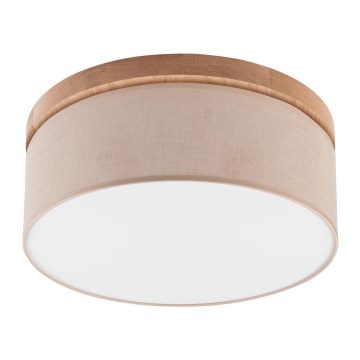 Brilagi - Ceiling light BELLADONNA 2xE27/15W/230V d. 40 cm beige/oak