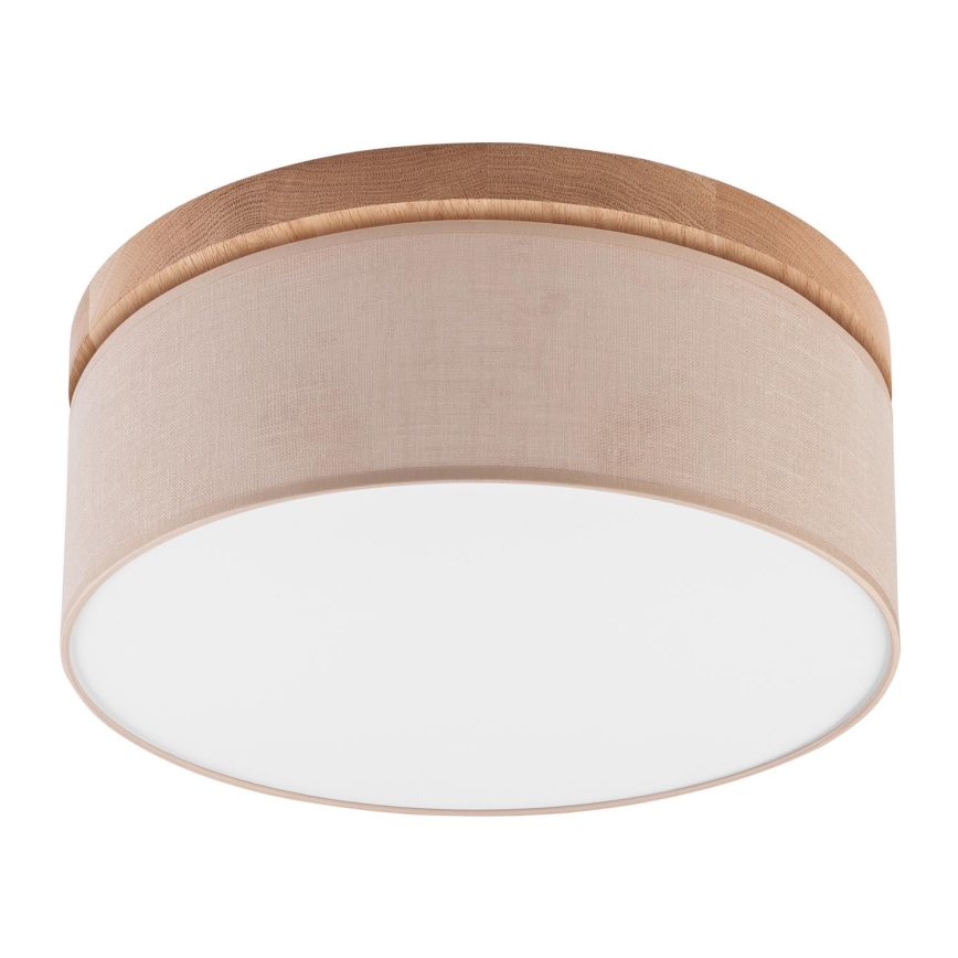 Brilagi - Ceiling light BELLADONNA 2xE27/15W/230V d. 40 cm beige/oak