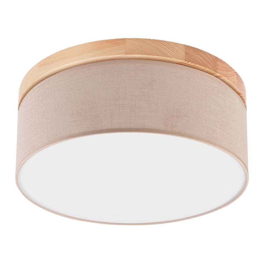 Brilagi - Ceiling light BELLADONNA 2xE27/15W/230V d. 40 cm beige/pine
