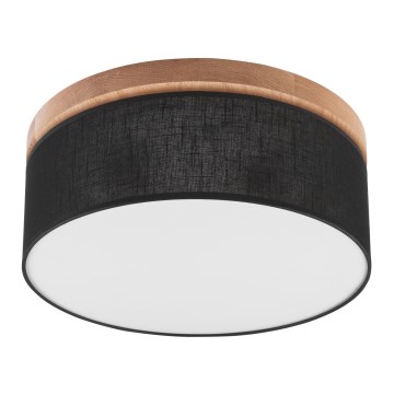 Brilagi - Ceiling light BELLADONNA 2xE27/15W/230V d. 40 cm black/oak