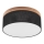 Brilagi - Ceiling light BELLADONNA 2xE27/15W/230V d. 40 cm black/oak