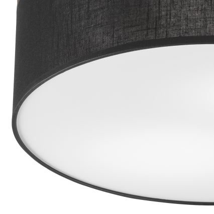 Brilagi - Ceiling light BELLADONNA 2xE27/15W/230V d. 40 cm black/oak
