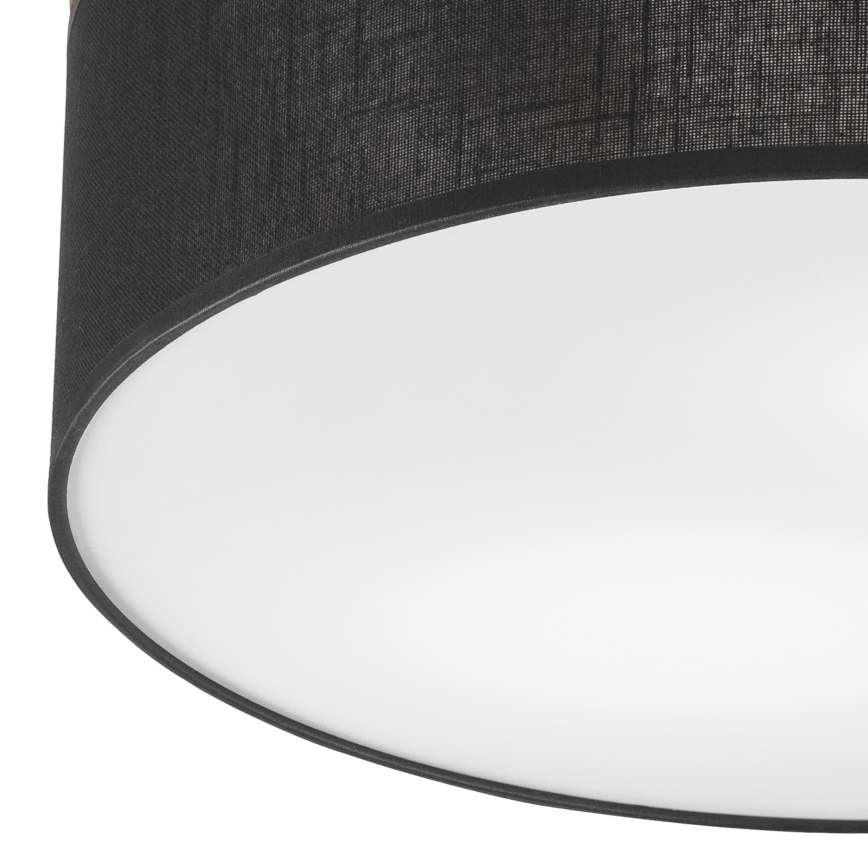 Brilagi - Ceiling light BELLADONNA 2xE27/15W/230V d. 40 cm black/oak