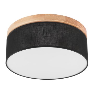 Brilagi - Ceiling light BELLADONNA 2xE27/15W/230V d. 40 cm black/pine