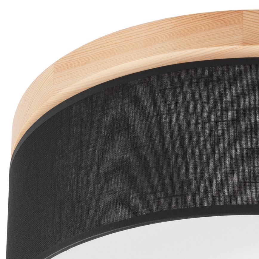 Brilagi - Ceiling light BELLADONNA 2xE27/15W/230V d. 40 cm black/pine