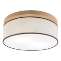 Brilagi - Ceiling light BELLADONNA 2xE27/15W/230V d. 40 cm creamy/oak