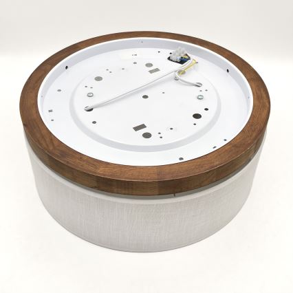 Brilagi - Ceiling light BELLADONNA 2xE27/15W/230V d. 40 cm white/oak cherry