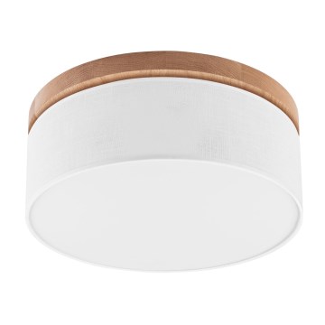 Brilagi - Ceiling light BELLADONNA 2xE27/15W/230V d. 40 cm white/oak