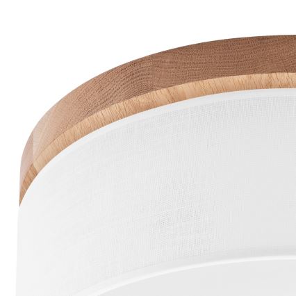 Brilagi - Ceiling light BELLADONNA 2xE27/15W/230V d. 40 cm white/oak