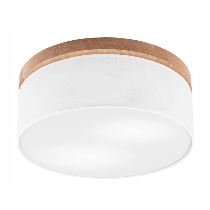 Brilagi - Ceiling light BELLADONNA 2xE27/15W/230V d. 40 cm white/oak