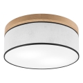 Brilagi - Ceiling light BELLADONNA 2xE27/15W/230V d. 40 cm white/oak