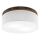 Brilagi - Ceiling light BELLADONNA 2xE27/15W/230V d. 40 cm white/oak walnut