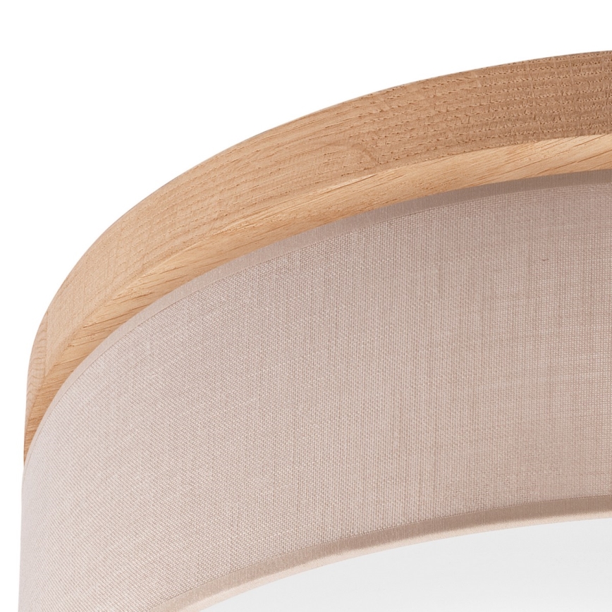 Brilagi - Ceiling light BELLADONNA 3xE27/15W/230V d. 50 cm beige/oak
