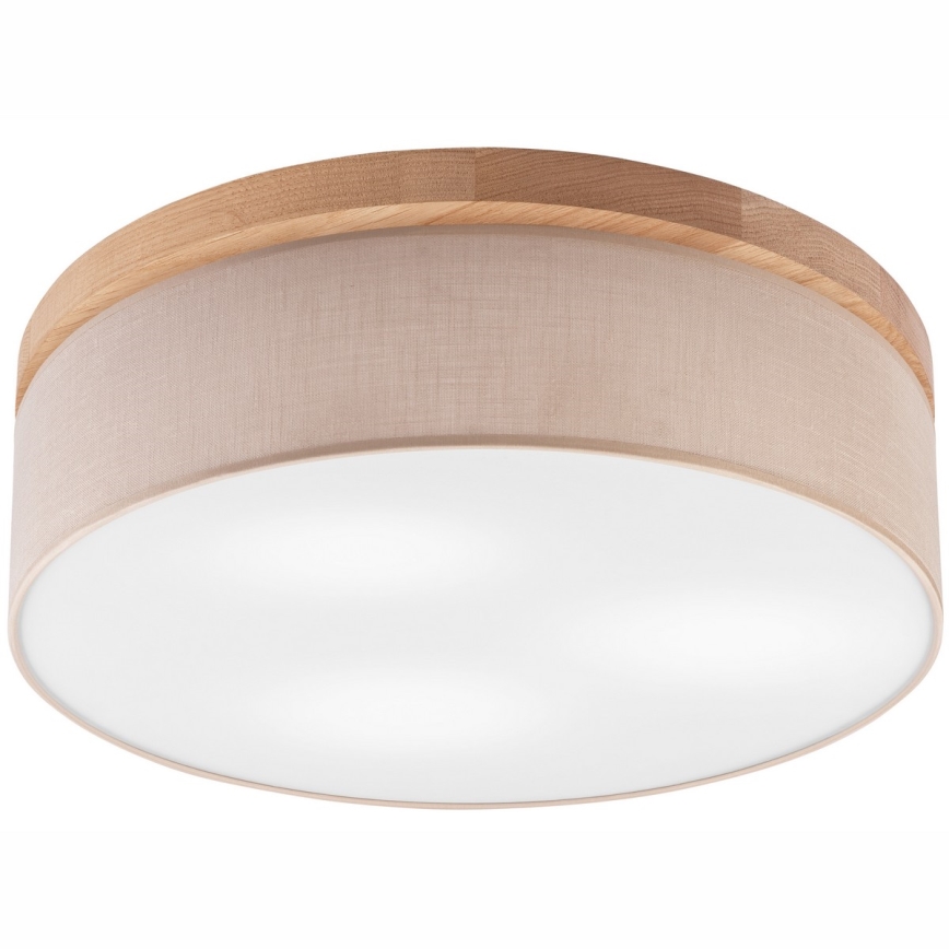 Brilagi - Ceiling light BELLADONNA 3xE27/15W/230V d. 50 cm beige/oak