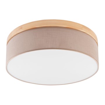Brilagi - Ceiling light BELLADONNA 3xE27/15W/230V d. 50 cm beige/pine
