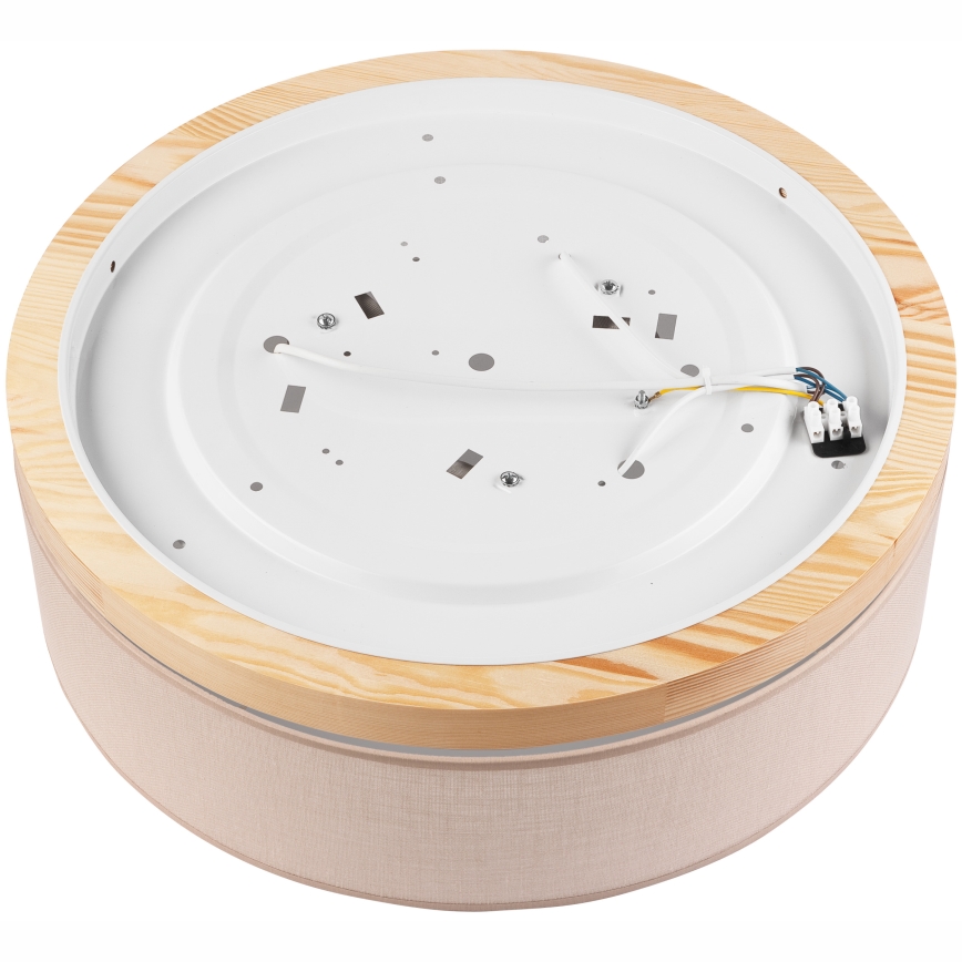 Brilagi - Ceiling light BELLADONNA 3xE27/15W/230V d. 50 cm beige/pine