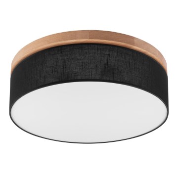 Brilagi - Ceiling light BELLADONNA 3xE27/15W/230V d. 50 cm black/oak