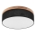 Brilagi - Ceiling light BELLADONNA 3xE27/15W/230V d. 50 cm black/oak