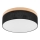 Brilagi - Ceiling light BELLADONNA 3xE27/15W/230V d. 50 cm black/pine