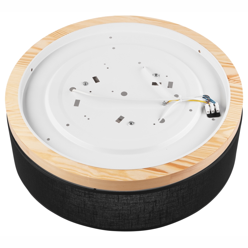 Brilagi - Ceiling light BELLADONNA 3xE27/15W/230V d. 50 cm black/pine