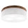 Brilagi - Ceiling light BELLADONNA 3xE27/15W/230V d. 50 cm white/oak cherry