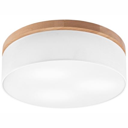 Brilagi - Ceiling light BELLADONNA 3xE27/15W/230V d. 50 cm white/oak