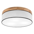 Brilagi - Ceiling light BELLADONNA 3xE27/15W/230V d. 50 cm white/oak
