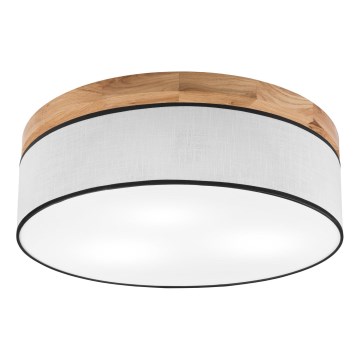 Brilagi - Ceiling light BELLADONNA 3xE27/15W/230V d. 50 cm white/oak