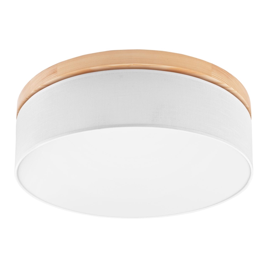 Brilagi - Ceiling light BELLADONNA 3xE27/15W/230V d. 50 cm white/pine
