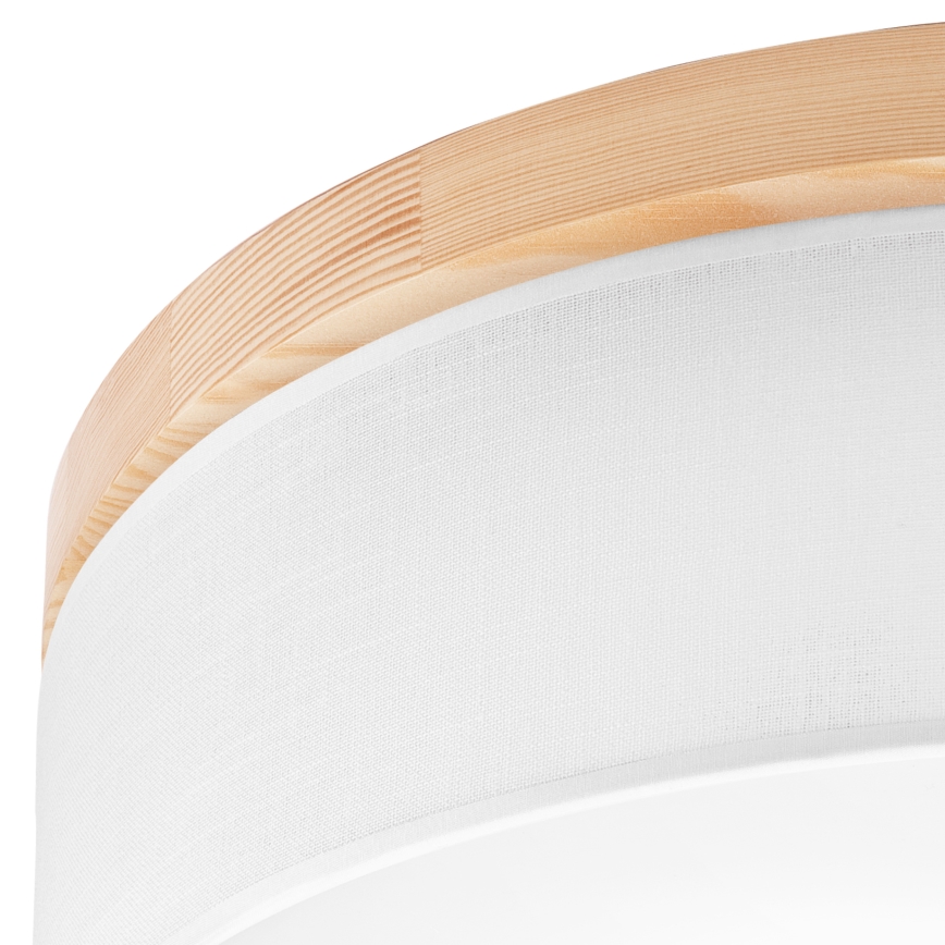 Brilagi - Ceiling light BELLADONNA 3xE27/15W/230V d. 50 cm white/pine
