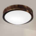 Brilagi - Ceiling light CARVALHO SLIM SMOKEY 1xE27/60W/230V oak Ø 27.5 cm