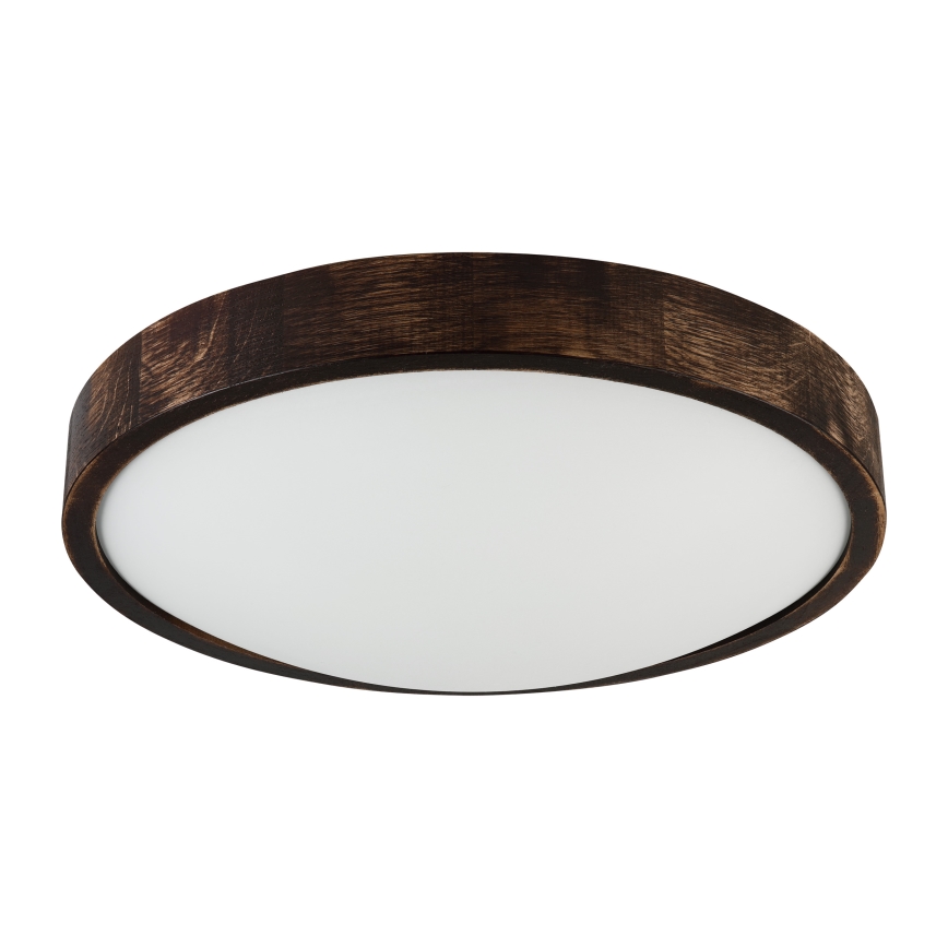 Brilagi - Ceiling light CARVALHO SLIM SMOKEY 2xE27/60W/230V oak Ø 37.5 cm