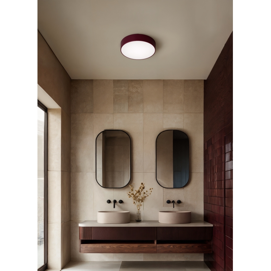 Brilagi - Ceiling light CLARE 2xE27/24W/230V Ø 30 cm burgundy