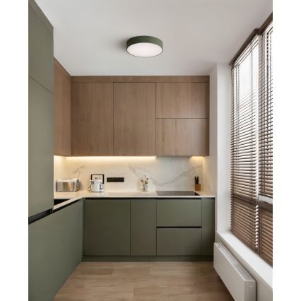 Brilagi - Ceiling light CLARE 2xE27/40W/230V Ø 30 cm khaki