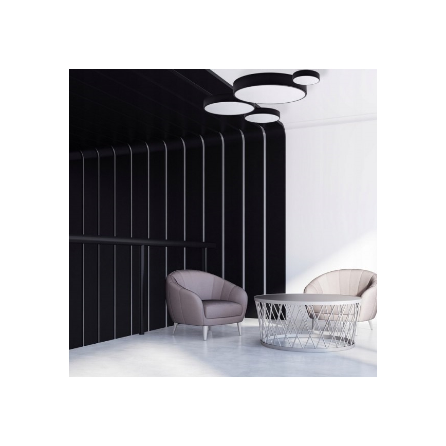Brilagi - Ceiling light CLARE 6xE27/40W/230V d. 80 cm black